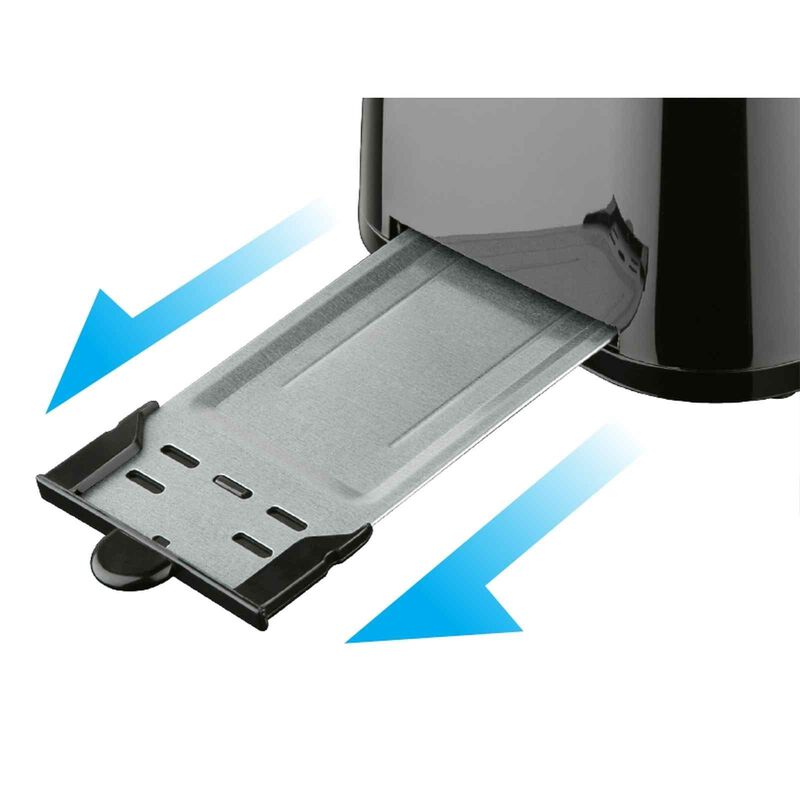 CORNELL Pop-up Toaster With Cover - Black CTEDC2000BK-image 4