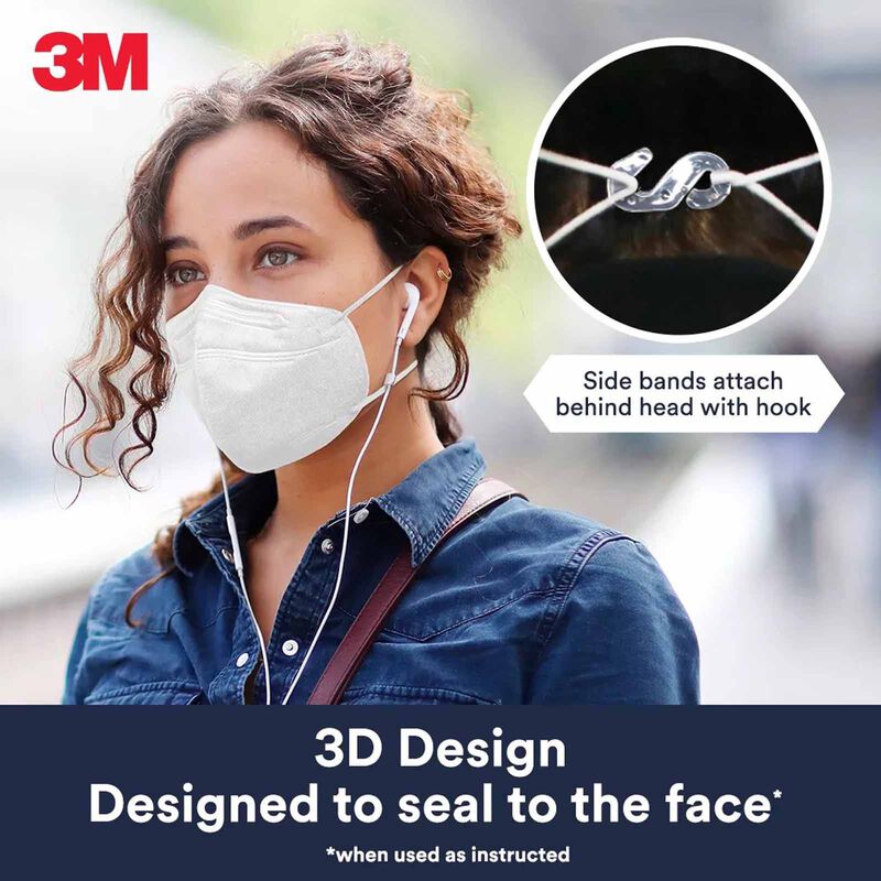3M Kn95 Respirator (3pc Pack) 9513 3PC-image 4