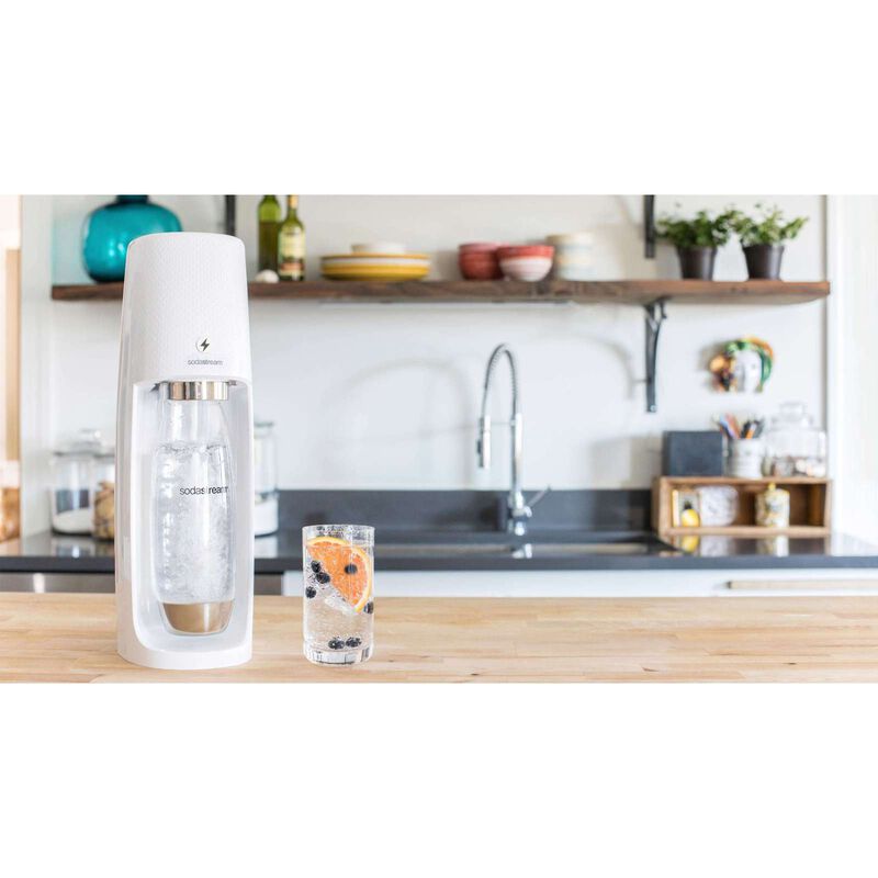 SODASTREAM Sparkling Water Maker - White SPIRIT ONE TOUCH - 1011811651-image 2