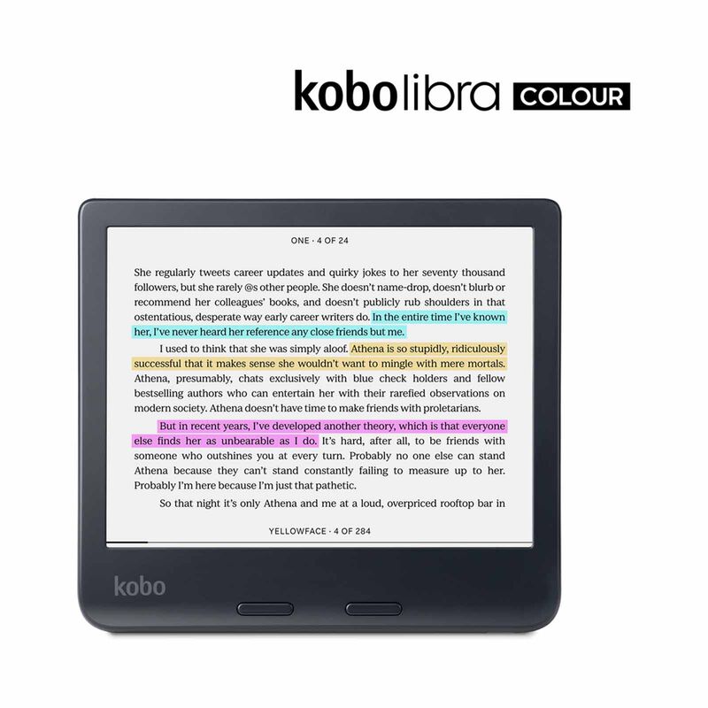 RAKUTEN KO Kobo Libra Colour (black) Kaleido 3 N428-KU-BK-K-CK-image 5