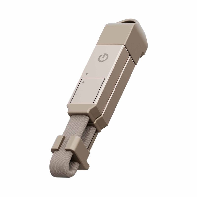 ENERGEA Sheath 2-in-1 C To C + Lightning Cable, 480mbps, 60w, 15cm -gold CBL-60SHTH-GLD015-image 4