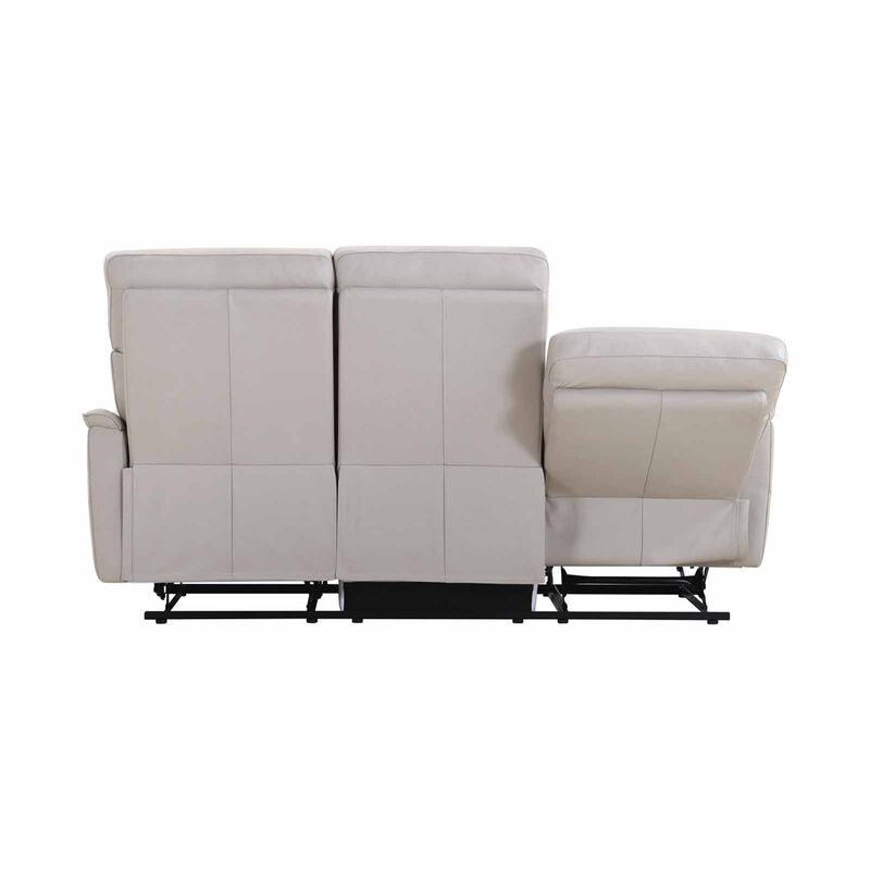 3rr-m Seater (fl) Beige Full Leather Sofa HILDA-image 8
