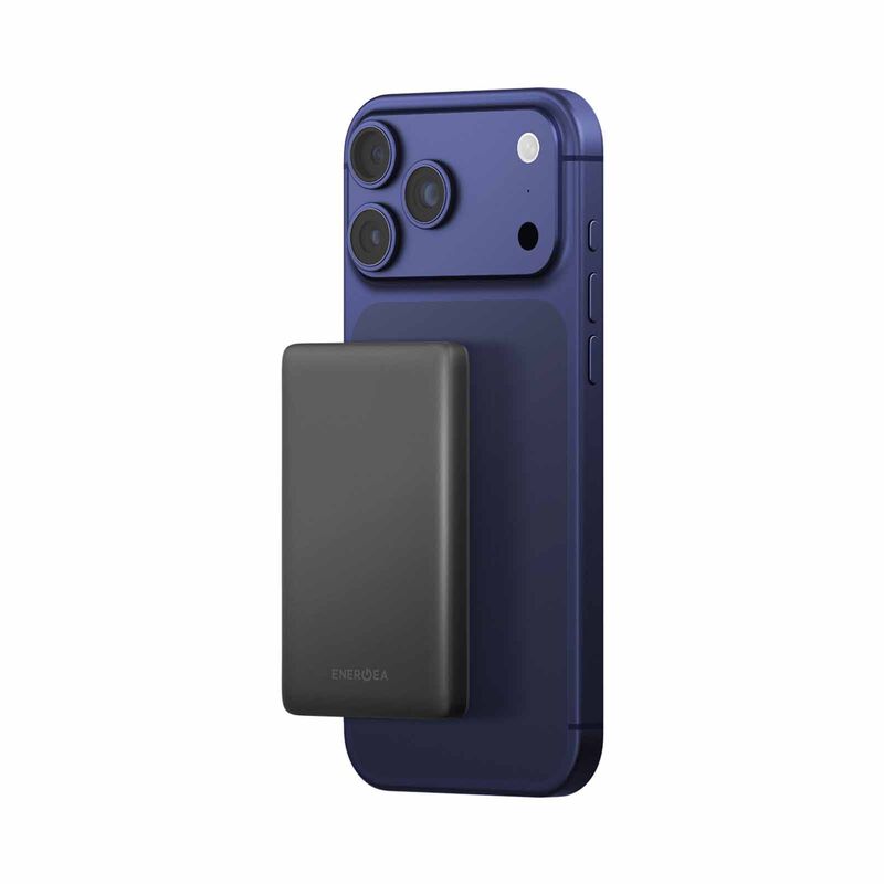 ENERGEA Alupac Mini 3c, 5000mah Mini Aluminium Magsafe Compatible Powerbank - Gunmetal AP-MINI5K-GUN-3C-image 3