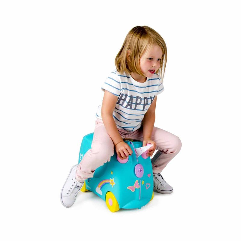 TRUNKI Ride On Luggage - Una Unicorn TR0287-GB01-image 4