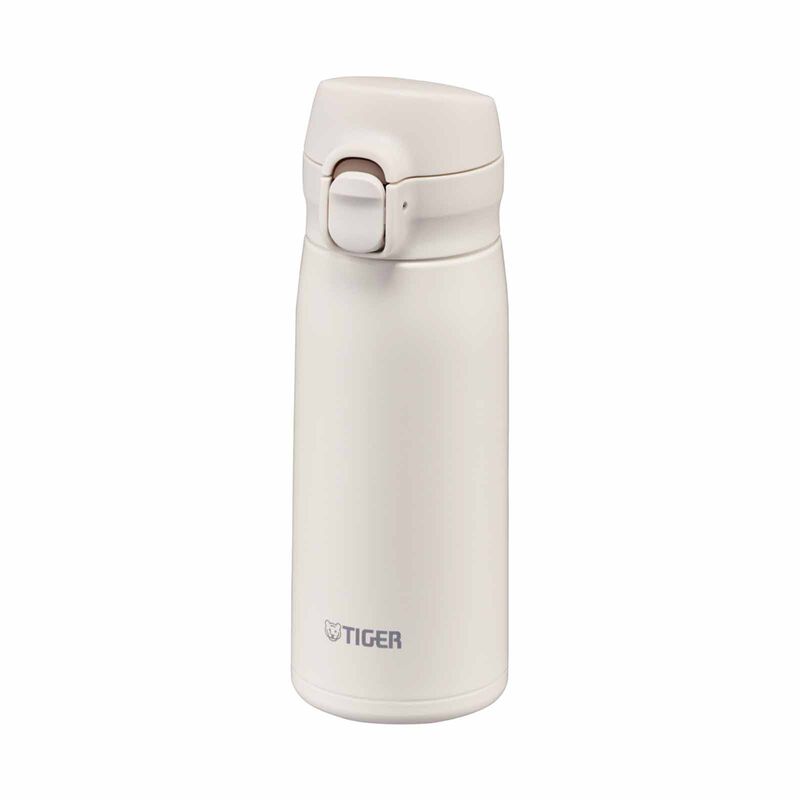 TIGER 350ml Vacuum Stainless Steel Bottle - Shell White MKR-W035 (WR)-image 2
