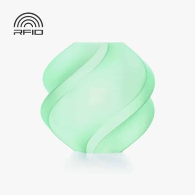 BAMBU LAB Filament Pla Translucent - Light Jade - With Reusable Spool BAM-A17-G0-1.75-1000-SPL