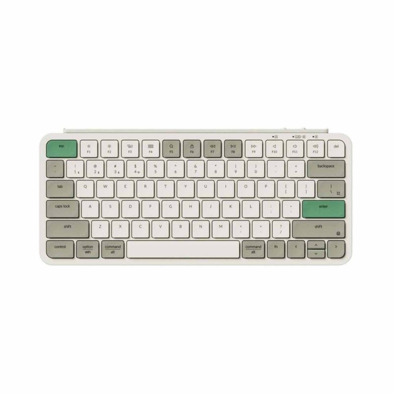 KEYCHRON B1 Pro, 77 Key, Retro Green, Ultra-slim Wireless Keyboard KYCN-B1P-K12-image null