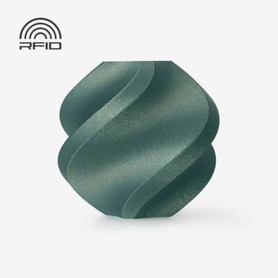 BAMBU LAB Pla Galaxy - Green - With Bambu Reusable Spool BAM-A15-G0-1.75-1000-SPL