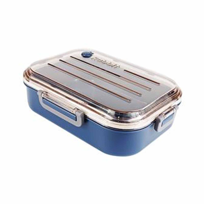 TRAVELJOY Bunny Bpa-free Bento Box (1200ml) Navy TJBENTO-NV-image 1