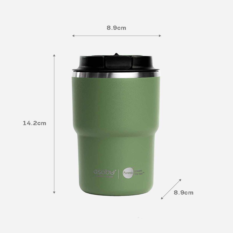ASOBU Mini Pick-up Mug/cup Basil Green 360ml ABF52GN-image 6
