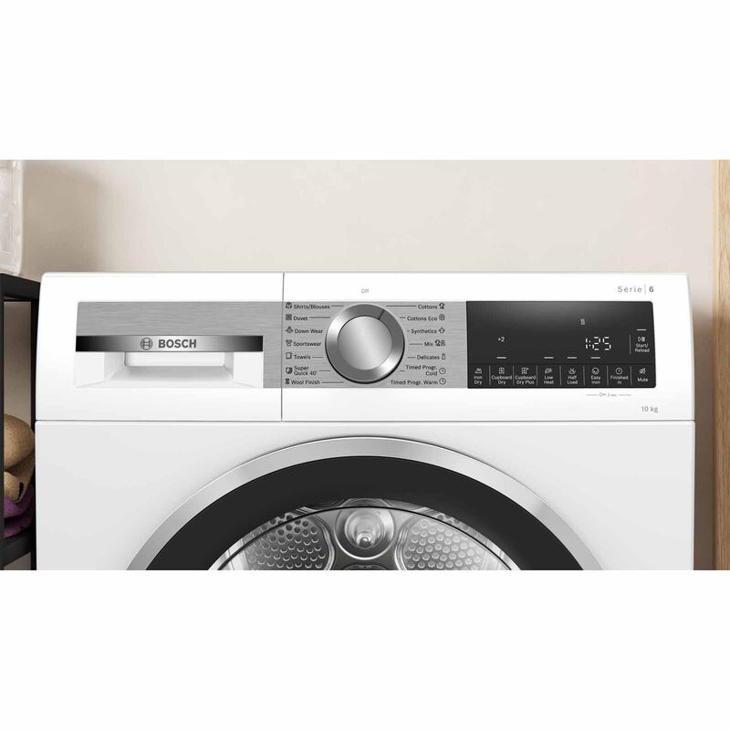 BOSCH Heat Pump Dryer (10kg) - White WQG25302SG-image 2