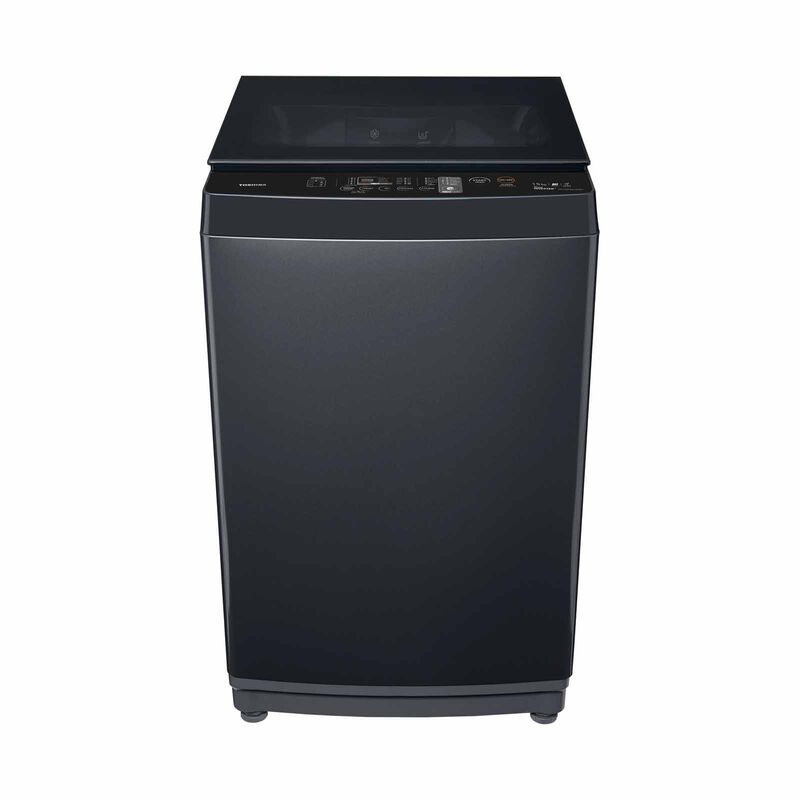 TOSHIBA Top Load Washer (15kg) - Dd Inverter (dark Grey) AW-DUM1600LS(MK)-image 1