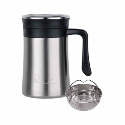 LA GOURMET Classic 500ml Mug W Strainer LGCC350879