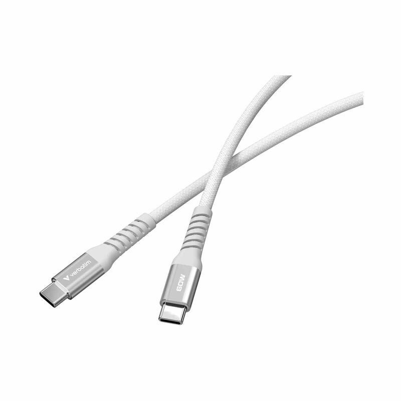 VERBATIM Sync & Charge Usb-c To Usb-c 60w Magnetic 120cm - Grey VM31850-image 5