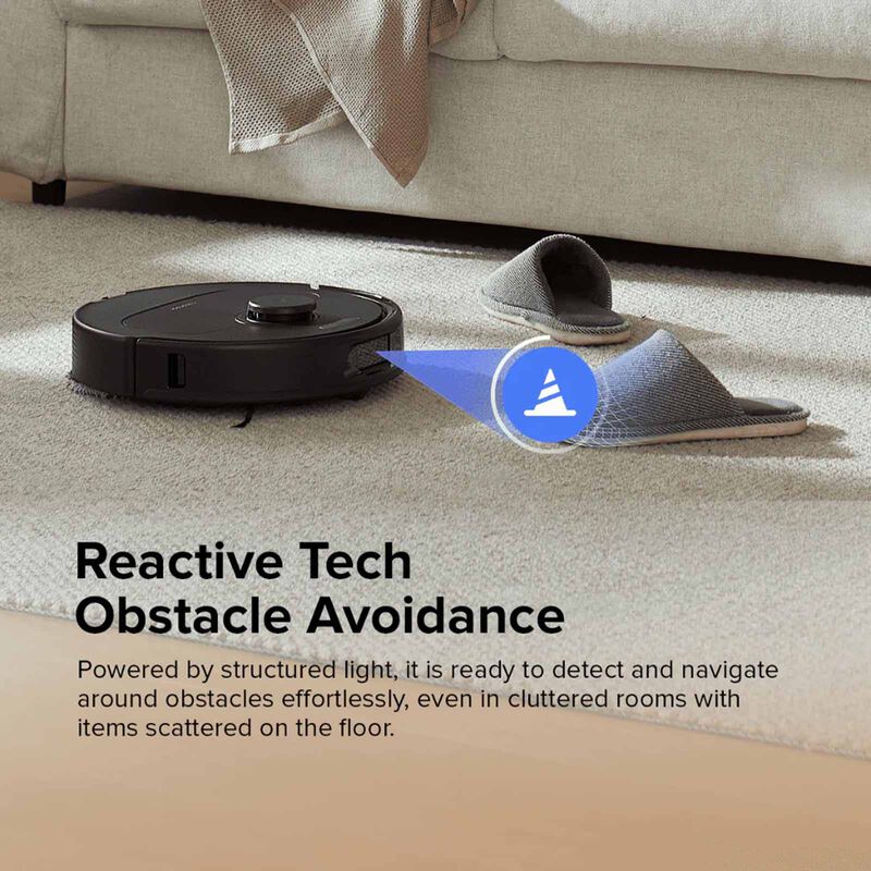 ROBOROCK Wet & Dry Robot Vacuum Cleaner - Black QR798 - BLACK-image 5