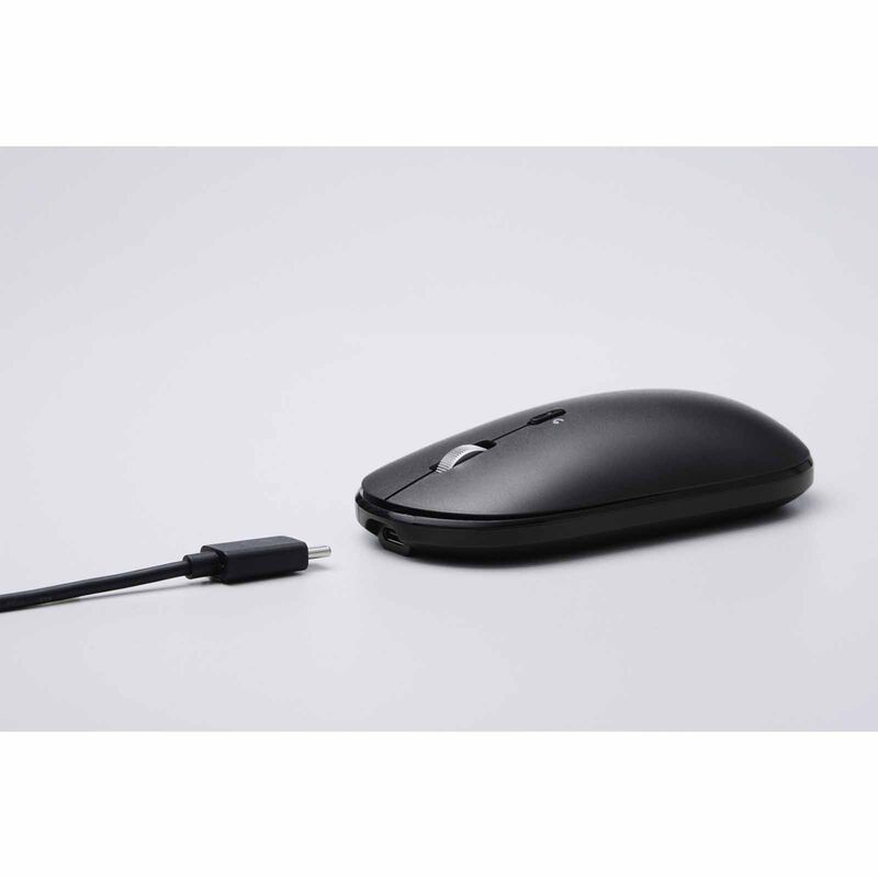 ELECOM Dual Mode Wireless Chargeable Silent Mouse Black M-TM25MBMSABK-image 3