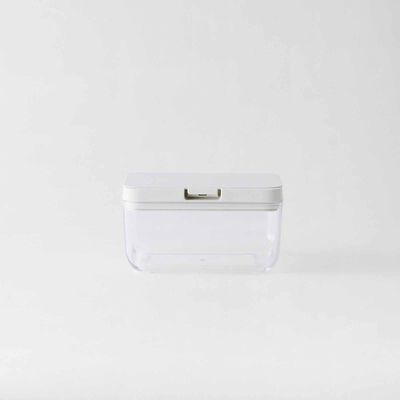 MARNA Good Lock Canister Wide Short 700ml - White K762-W