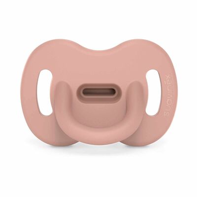 SUAVINEX Smoothie Ultra Light All Silicone Soother With Sx Pro Physiological Teat 6-18m - Colour Essence Nude SMOOTHIE ULTRA LIGHT