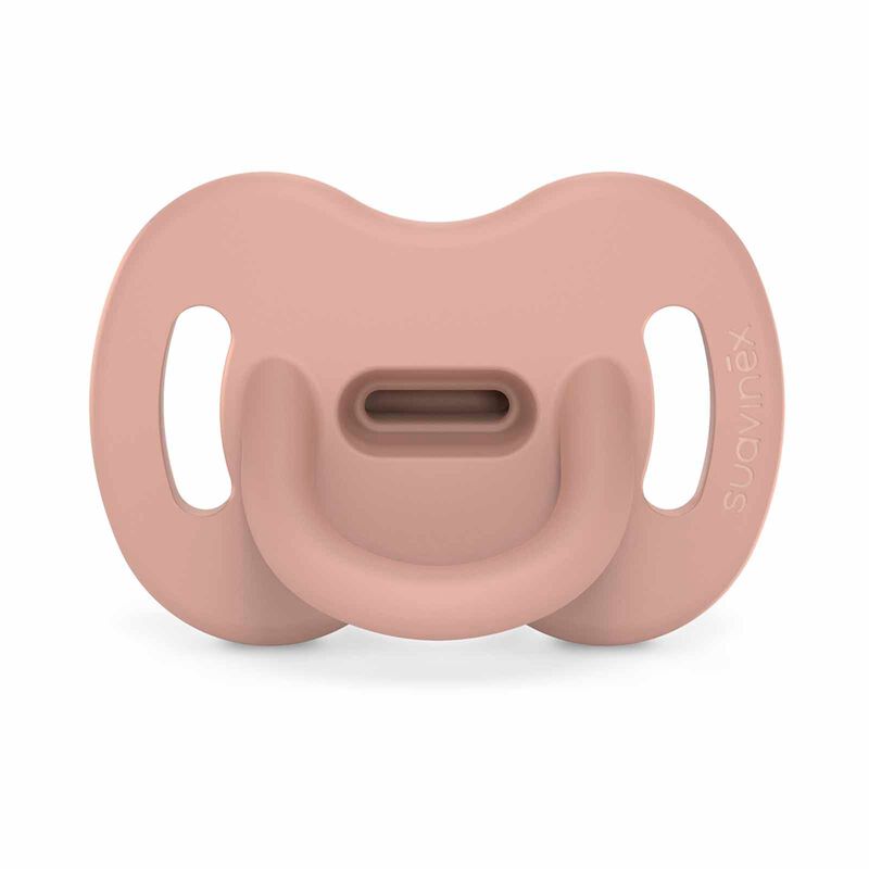 SUAVINEX Smoothie Ultra Light All Silicone Soother With Sx Pro Physiological Teat 6-18m - Colour Essence Nude SMOOTHIE ULTRA LIGHT-image 1