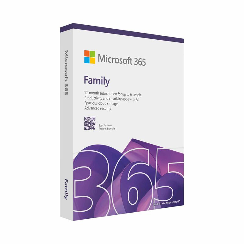 MICROSOFT M365 Family English 1y Subscription P10 - 2025 Packaging EP2-36888-image null
