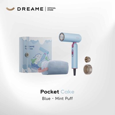 DREAME Pocket Cake High-speed Hair Dryer - Mint Puff Blue DM-CKHPKET-BL