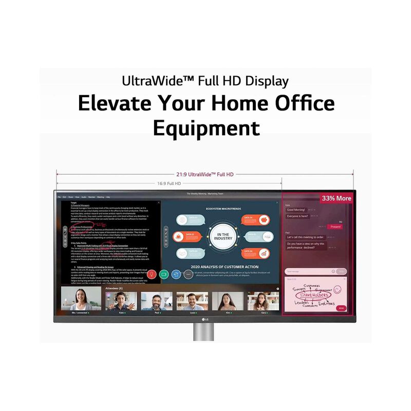 LG 29in Fhd Ips Ultrawide Monitor 29WL500-B-image 10