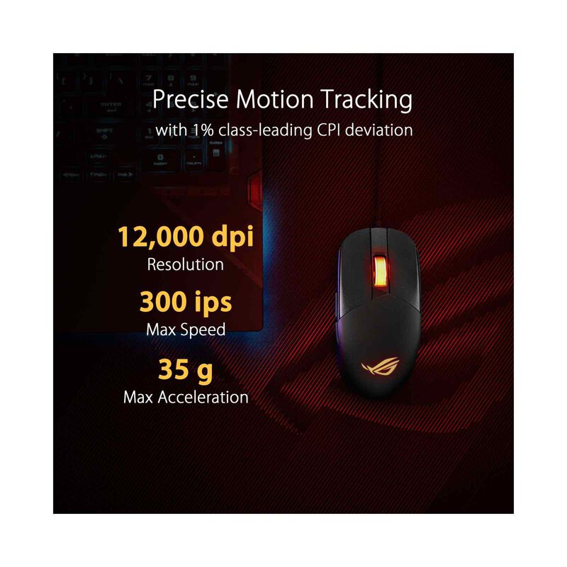 ASUS Rog P518 Strix Impact Iii Rgb Gaming Mouse ROG STRIX IMPACT III-image 3