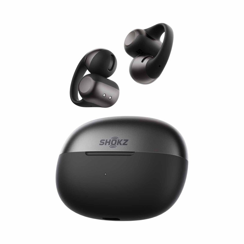 SHOKZ Opendots 2 Open-ear Clip-on Earbuds - Black E320-ST-BK-image 2