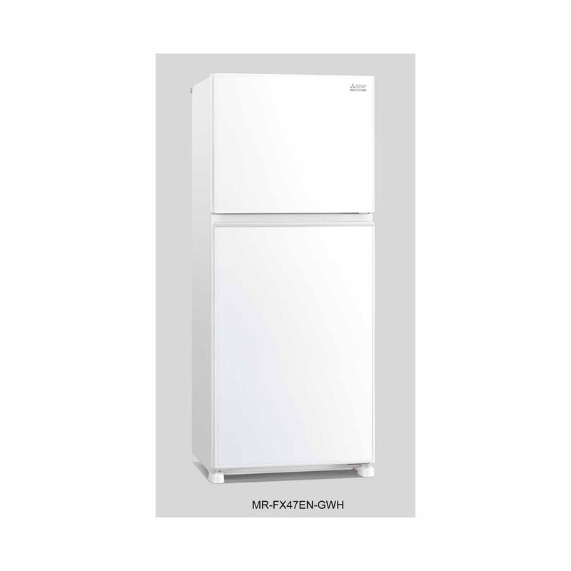 MITSUBISHI 2 Door Refrigerator (363l) Glass White MR-FX47EX-GWH-P-image 1