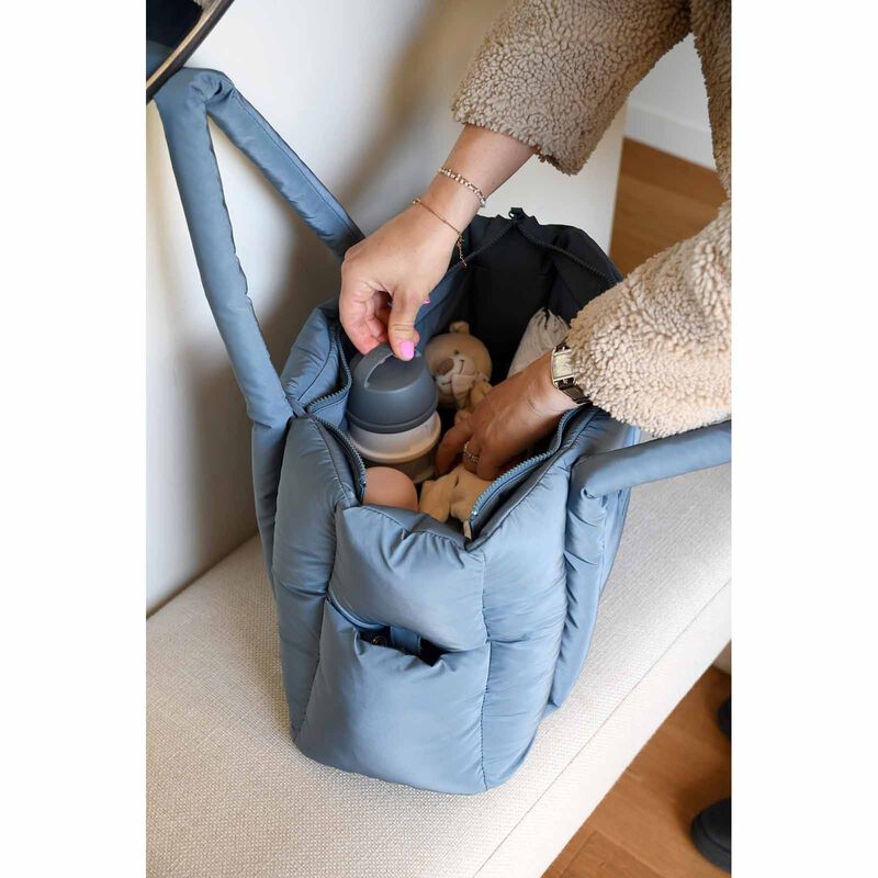 BEABA Paris Puffy Changing Bag - Baltic Blue (online) DIAPER BAG-image 4