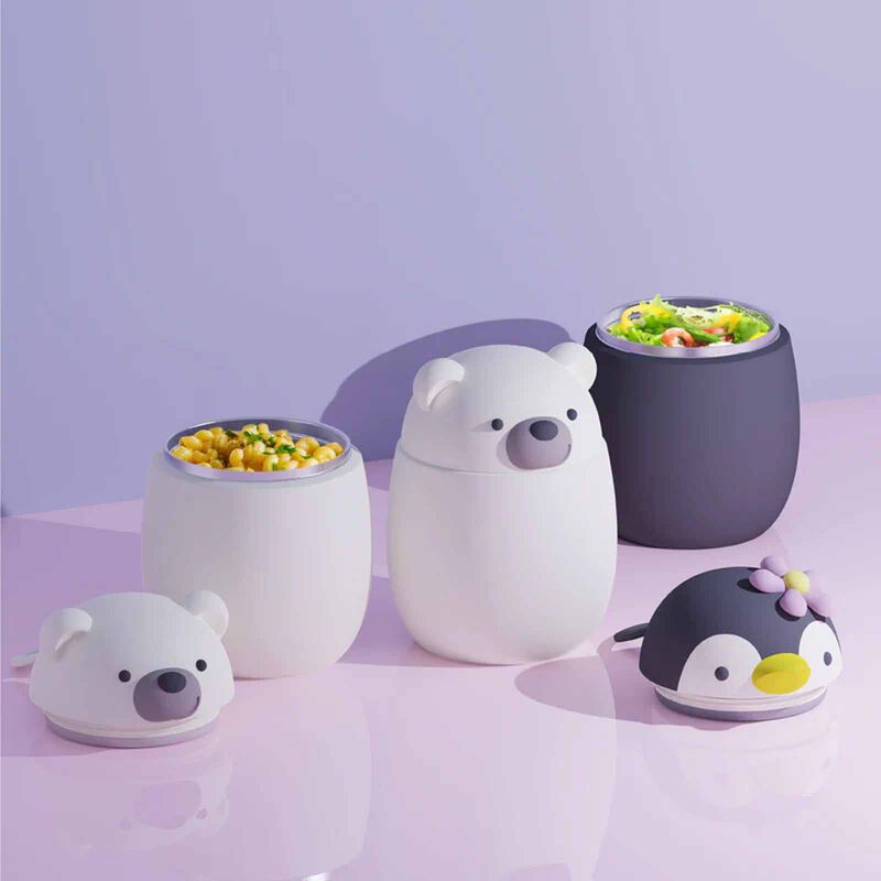 ASOBU Bestie Food Container (bear) AFC05781-image 3