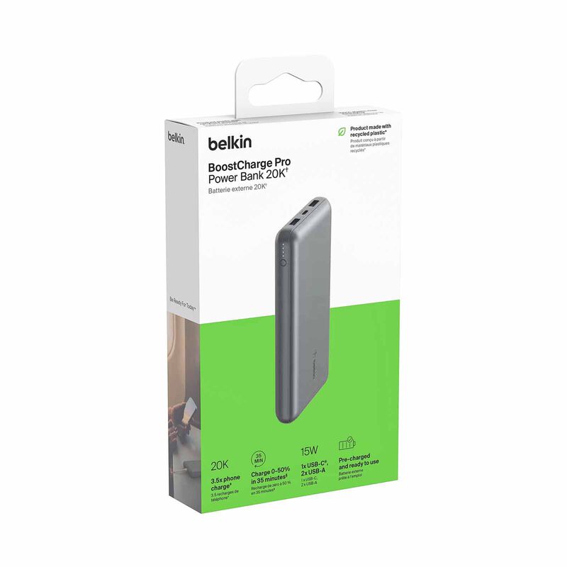 BELKIN Boost Up Charge Usb-c Powerbank 20k - Space Gray BPB012BTGY-image 4