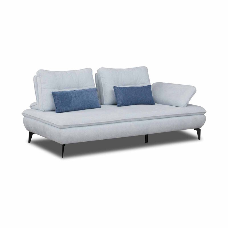 MUZE 2 Seater 1 Arm (fab) Cat A Blue Fabric Sofa SORA-image 12