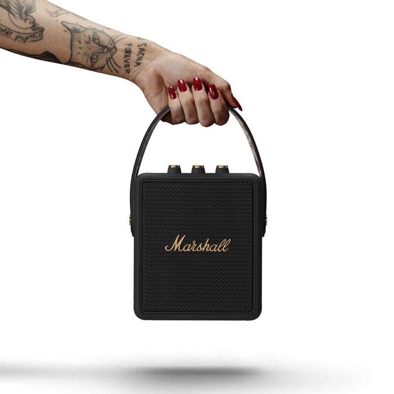 MARSHALL Bluetooth Speaker STOCKWELL II (BLACK AND BRASS)-image 4