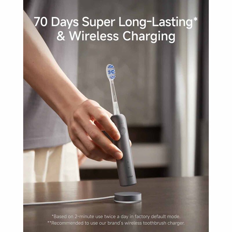 LAIFEN Wave Pro Electric Toothbrush -silver Aluminium WAVE PRO SILVER ALUMINIUM-image 2