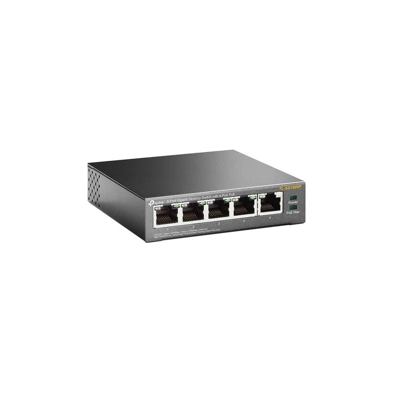 TP LINK 5-port Gigabit Desktop Poe Switch TL-SG1005P-image 2