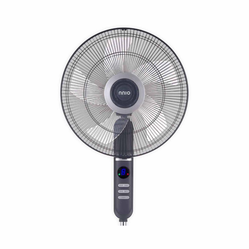 NNIO 16 In Bldc Stand Fan With Remote Control (black) N1600DCSFR-BK-image 2