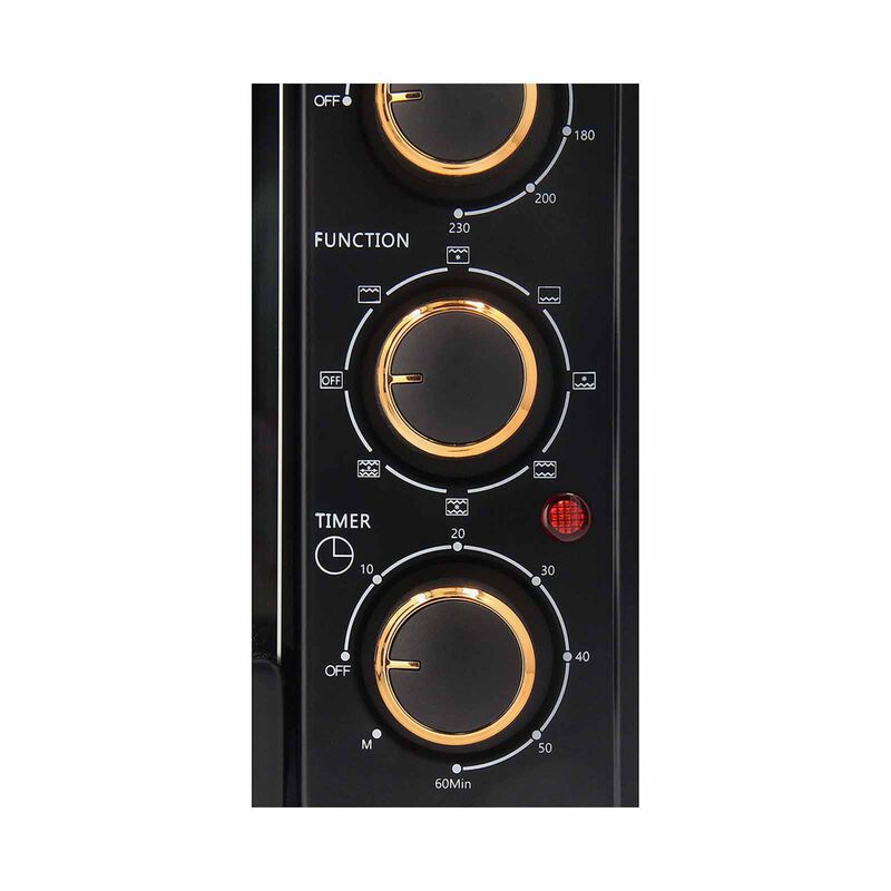 JOGEN 45l Self Cleaning Convection Oven (2500w) - Black EO 2500SBK-image 6