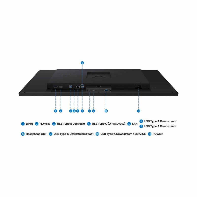 SAMSUNG 32in 4k Height Adjustable Viewfinity S8 Monitor LS32H802UAEXXS-image 6