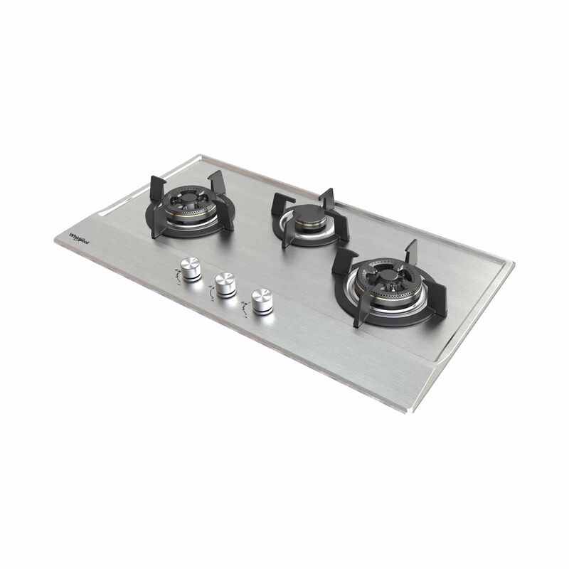 WHIRLPOOL 3-burner Gas Hob - Lpg (88cm) (exclude Installation) GWM8831LS-image 2