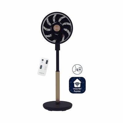 MISTRAL 12 In Bldc High Velocity Stand Fan With Remote & Wifi - Midnight Blue MHV9812DRW-MB