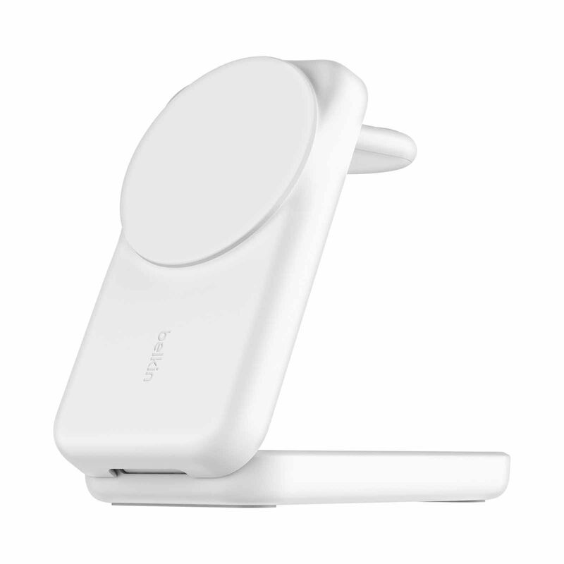 BELKIN Qi2.2 25watt 3-in-1 Wireless-charger Sq - White WIZ036MYWH-image 3