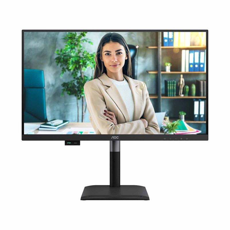 AOC 27in Ips Uhd 60hz Usb-c Pd96w With Adjustable Stand Monitor U27P4C-image 1