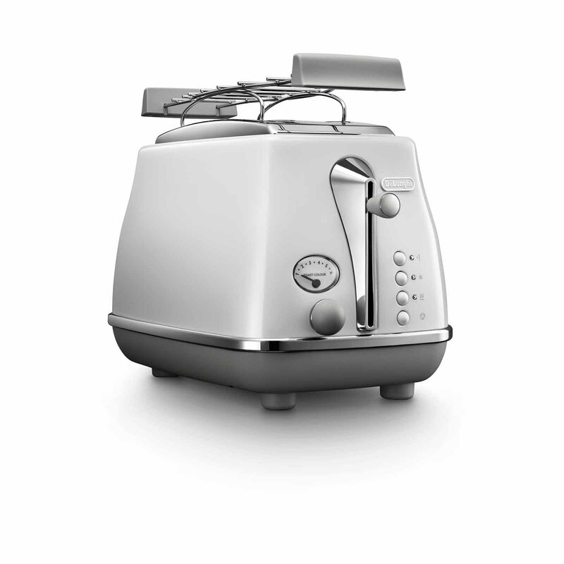 DELONGHI Icona Capitals Toaster - Sidney White CTOC2103.W-image 4