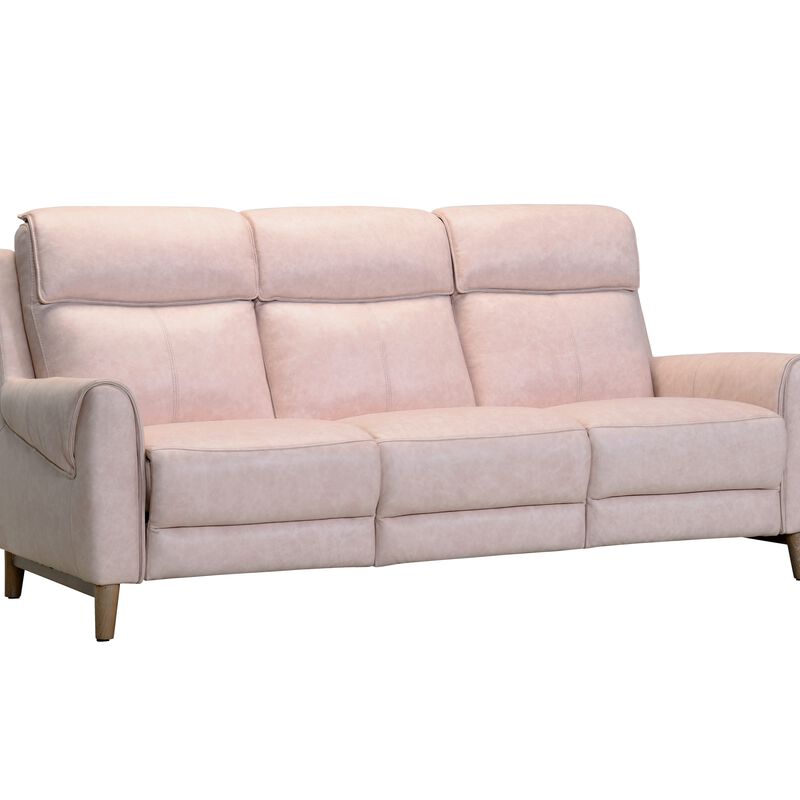 3rr Seater (fl) C15 Pink Full Leather Sofa MICOLA-image 4