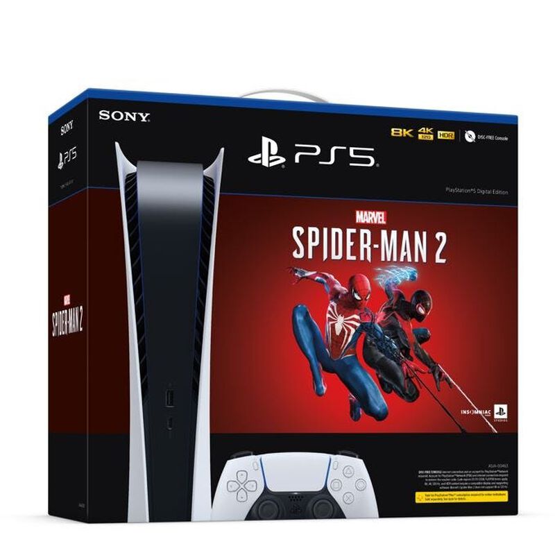 SONY Ps5 Digital Edition- Marvel's Spider-man 2 Bundle ASIA-00463-image 2