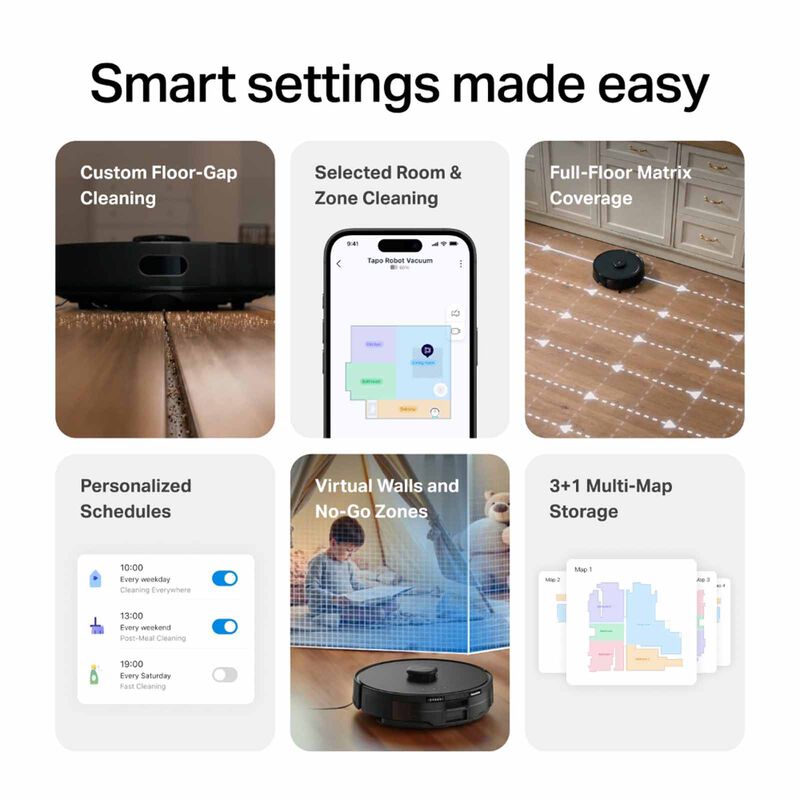 TP LINK Robot Vacuum Cleaner & Auto-empty Dock TAPO RV30 MAX PLUS GEN2-image 10