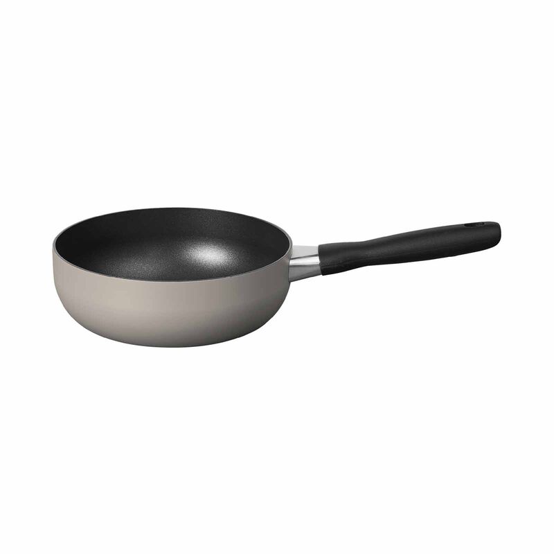 MEYER Bauhaus Nonstick 24cm/3.3l Saucier (warm Grey) 13766-image 3
