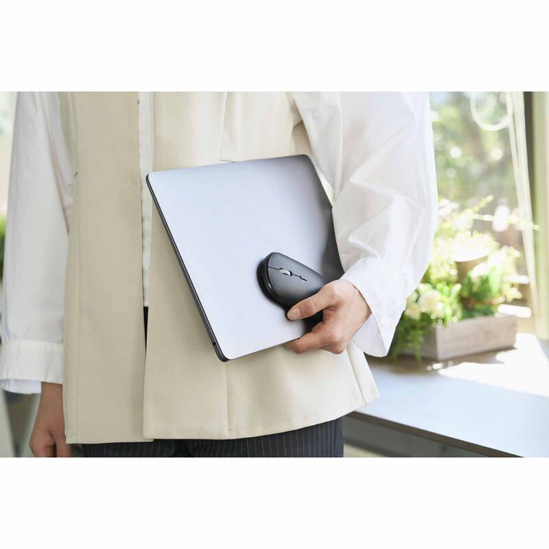 ELECOM Dual Mode Wireless Chargeable Silent Mouse Black M-TM25MBMSABK-image 5