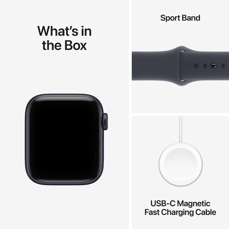 APPLE Watch Se 3 Gps 40mm Midnight Aluminium Case With Midnight Sport Band - S/m MEH94X/A-image 2